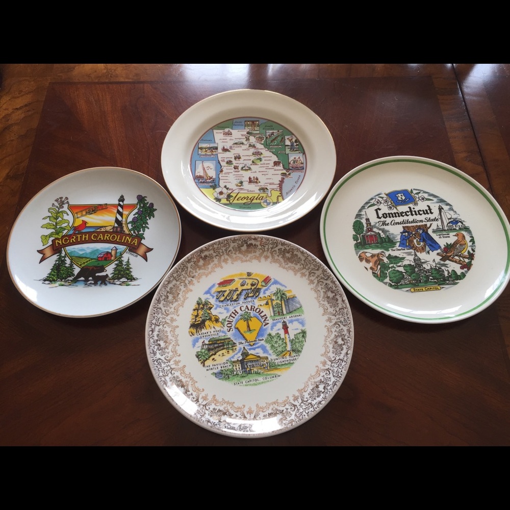 COPY - States souvenir plate collection